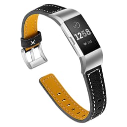 Fitbit Charge 2 armband läder Svart