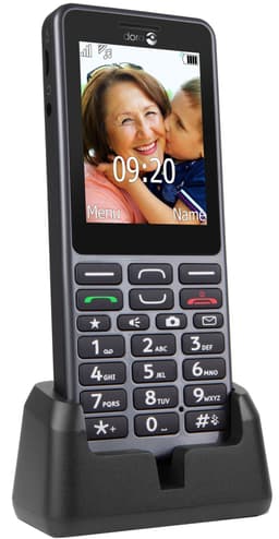 Doro PhoneEasy 509 mobiltelefon – stål
