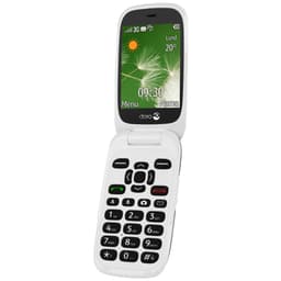 Doro 6521 mobiltelefon grå/hvid