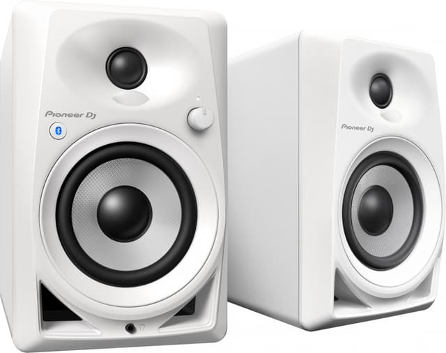 Pioneer DM-40BT-W, studiomonitors med Bluetooth - Vit