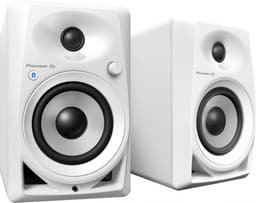 Pioneer DM-40BT-W, studiomonitors med Bluetooth - Vit