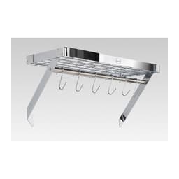 Hahn Premium vägghylla 60x25x4 cm Krom