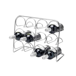 Pisa Wine Rack 12 Bottle - chrome