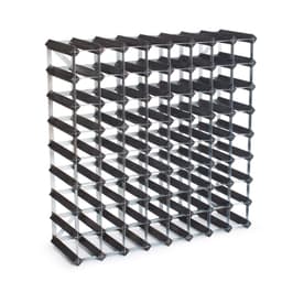 72 Bottle Self Assembly Kit Black Ash
