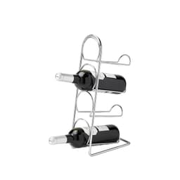Pisa Wine Rack 4 Bottle - chrome