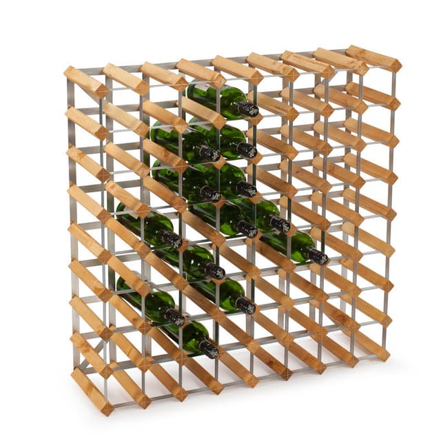 72 Bottle Self Assembly Kit Light oak