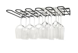 Hahn Glass Hanger 5 rows Black