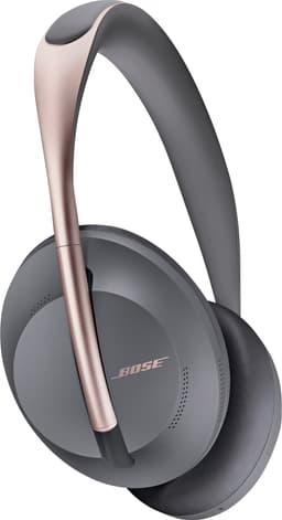Bose Noise Cancelling Headphones 700 + opladeretui (grå/rosa guld)