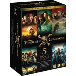 Pirates of the Caribbean - 5 Film boks - DVD