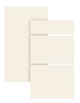 Trend Offwhite skuffefront til kjøkken 40x26