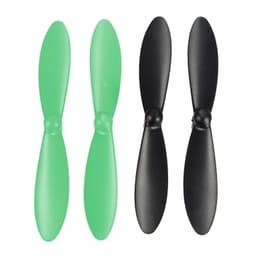 Hubsan Propeller 4stk (Black/Green)