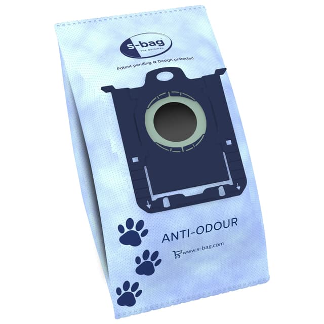 S-bag Anti-Odour dammsugarpåsar E203S (3 st) för Electrolux/Philips