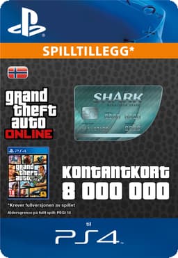 Megalodon-hai kontantkort (NO) - Playstation 4