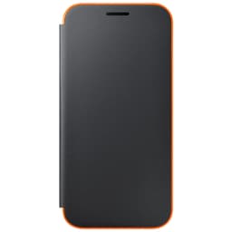 Samsung Galaxy A3 2017 Neon flipp-deksel (sort)