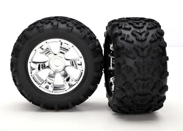 TRX-5674 Tires & wheels, assembled, glued