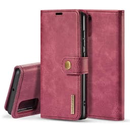 DG-Ming Wallet 2i1 til Samsung Galaxy A71 (SM-A715F)  - rød