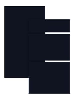 Trend Deep Ocean Blue Lådfront till köket 120x31