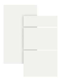 Trend Classic White Lådfront till köket 120x26