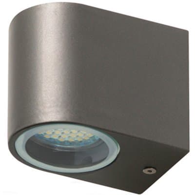 Bastia vägglampa alu 230v grå