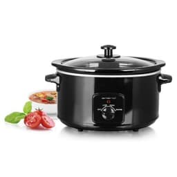 Slowcooker 4,5l svart manuell