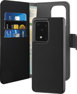 Puro lommebokdeksel til  Samsung Galaxy S20 Ultra (sort)