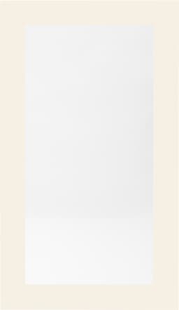 Epoq Trend Offwhite skapdør i glass til kjøkken 30x92 cm (off-white)