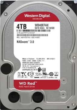 WD Desktop Red 3.5" intern HDD til NAS (4 TB)