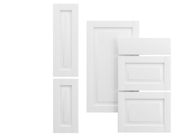 Fasett Classic White skuffefront til kjøkken 60x18