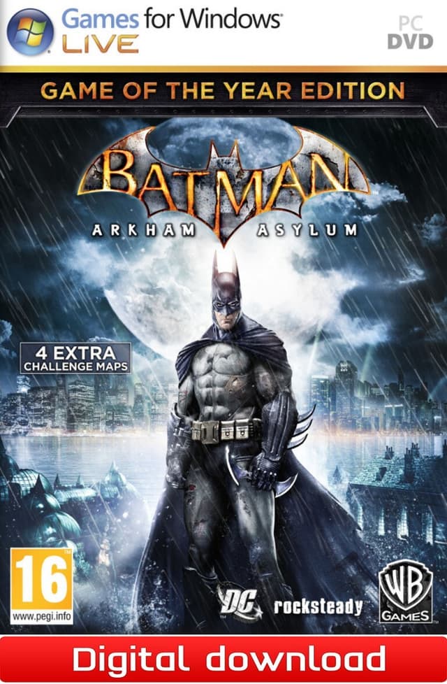 Batman Arkham Asylum Game of the Year Edition - PC Windows