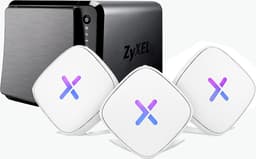 Zyxel NAS542 4-bay + Zyxel Multy U WiFi meshnod 3-pack