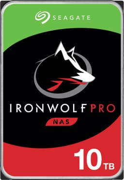 Seagate IronWolf Pro 3,5" intern HDD til NAS (10 TB)
