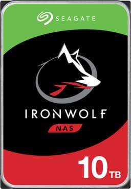 Seagate IronWolf  3.5" intern HDD för NAS (10 TB)