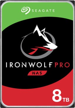 Seagate IronWolf Pro 3,5" intern HDD til NAS (8 TB)