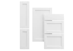 Epoq Shaker Classic White Vitrine hjørnedør til kjøkken 70