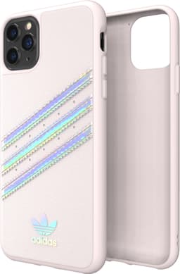 Adidas PU iPhone 11 Pro Max deksel (orchid/holographic)