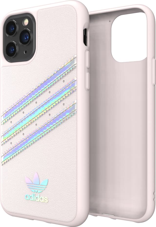 Adidas PU iPhone 11 Pro fodral (orchid/holograf)