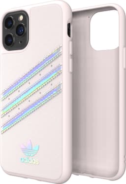 Adidas PU iPhone 11 Pro suojakuori (orkidea/hologrammi)
