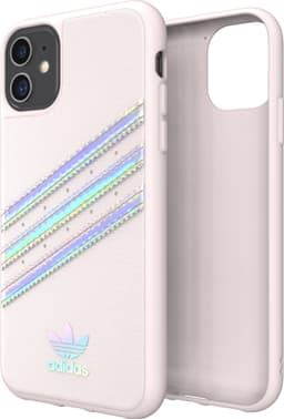 Adidas PU iPhone 11 suojakuori (orkidea/hologrammi)