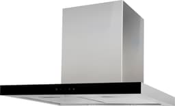 HERO 90B steel/black, wallhanging hood 90cm