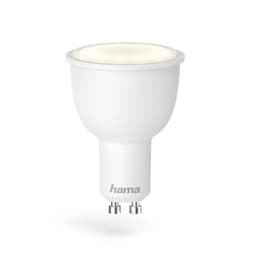 HAMA WiFi LED-lampe GU10 Hvit 4.5W