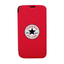 CONVERSE Samsung Galaxy S5 Booklet Canvas med Logo Rosa