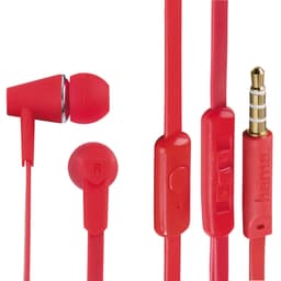 HAMA Kuuloke Joy Red In-Ear Mic