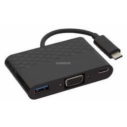 KIT Adapter USB-C 3.1 til VGA USB-A USB-C