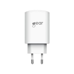 GEAR Laddare 220V 1xUSB 18W 3A Vit Quick Charge 3.0
