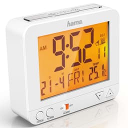HAMA Vækkeur RC550 Radiostyret Hvid