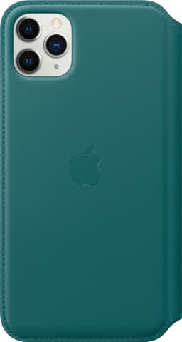 iPhone 11 Pro Max skinndeksel (påfugl)