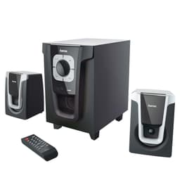 HAMA PC-Høyttalere PR2120 2.1 System Svart Sølv
