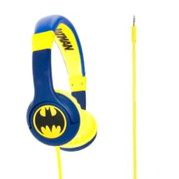 BATMAN Hodetelefon Junior Blå og Gul
