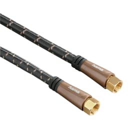 HAMA Kabel Antenn SAT 120dB F-Plug-F-Plug Svart 1.5m