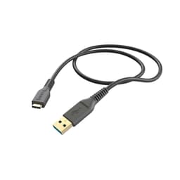 HAMA Synkkabel USB-C USB-3.1A Gullkontakter 0.75m